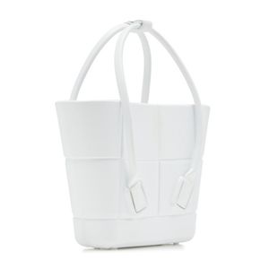 Bottega Veneta Mini Arco, White Handbag